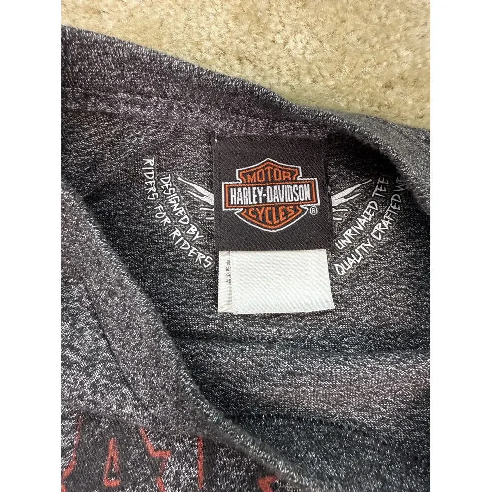 Harley Davidson Mens M Biker Built T Shirt Nags Head N Carolina Super Soft B617